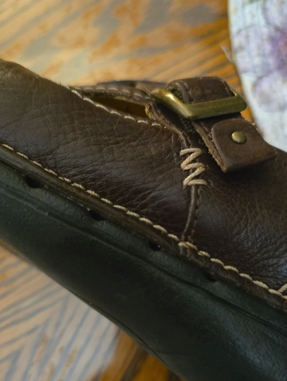 Clark's Unstructured Dark Brown Leather Shoes